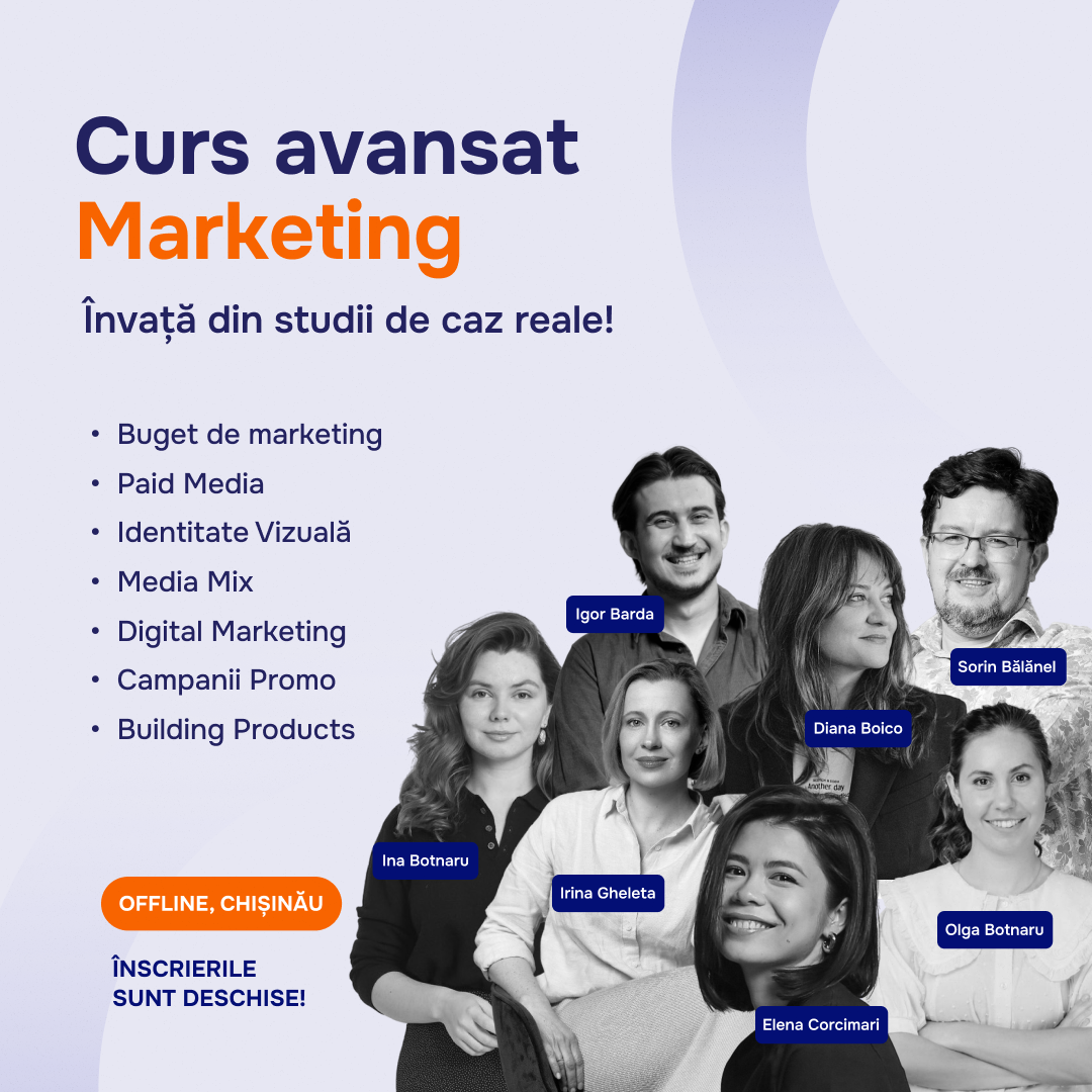 Curs avansat de marketing: Provocări și soluții reale cover