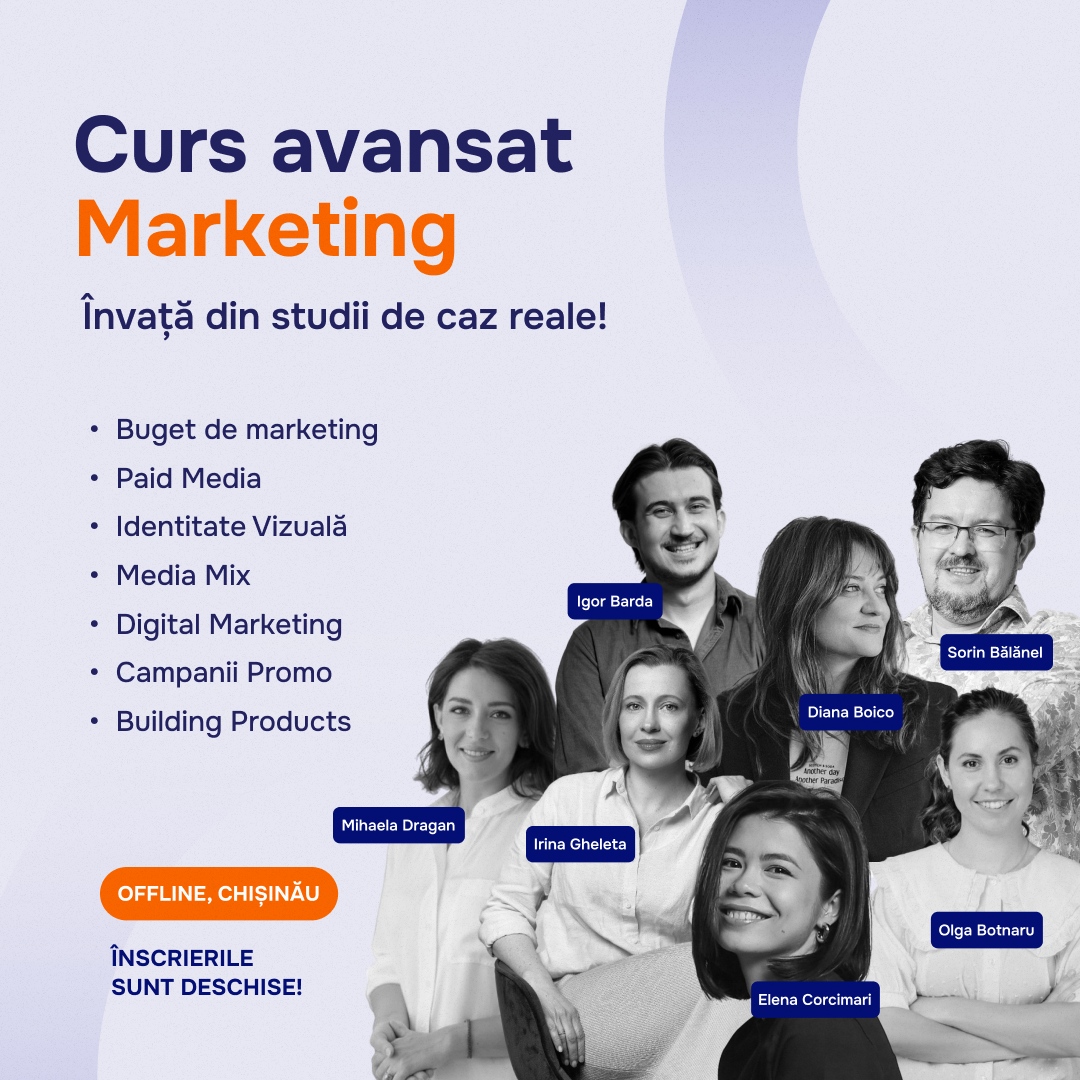Curs avansat de marketing: Provocări și soluții reale cover